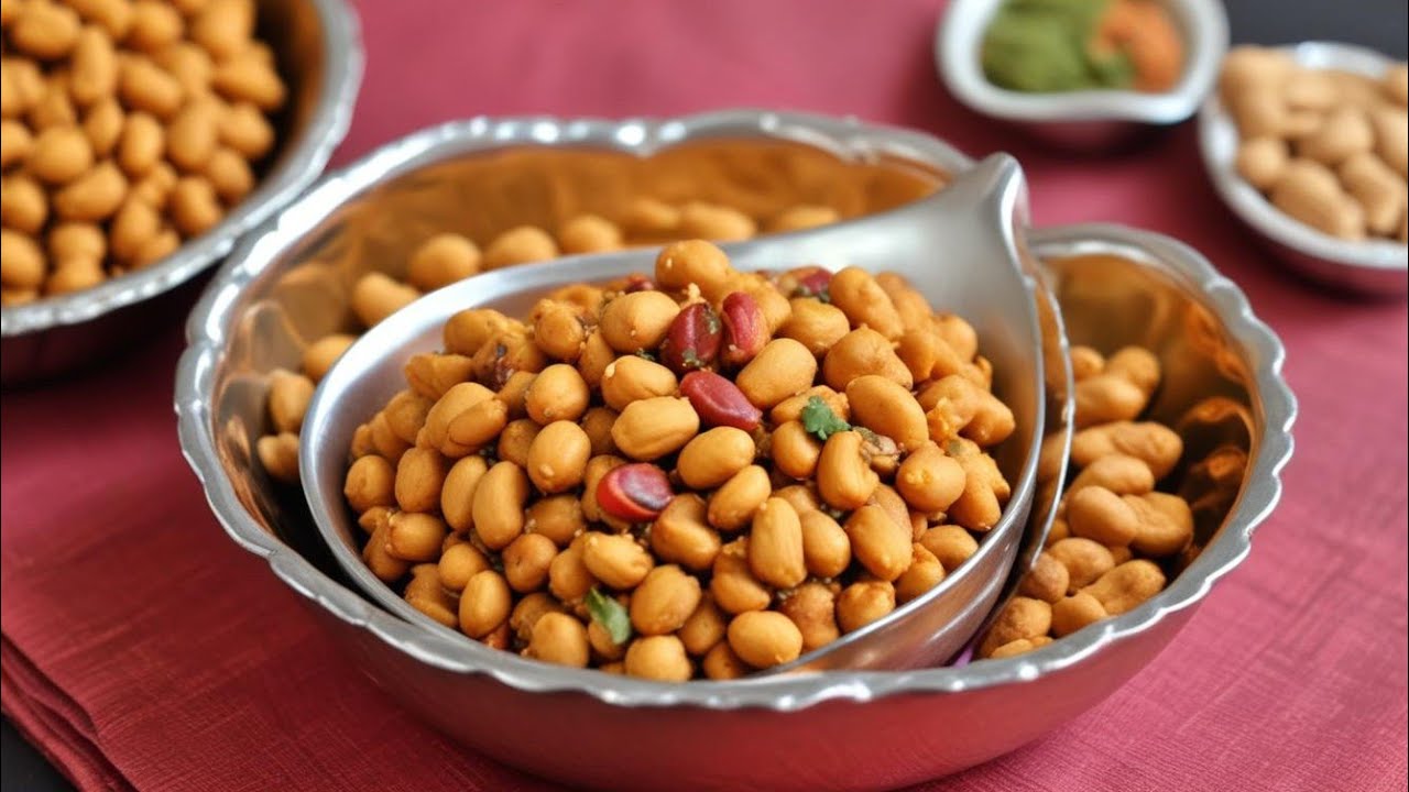 Shengdana and Masala Peanut Recipe || No oil Masala Peanuts || Protein rich Recipe || Healthy Snacks