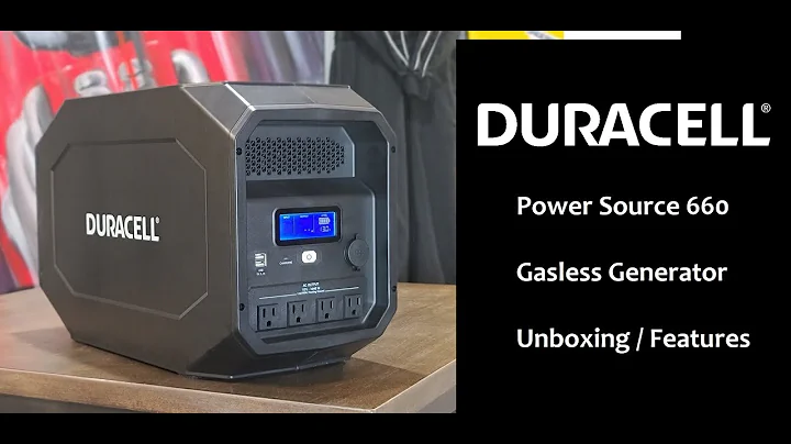 Unboxing the Gasless Generator - Duracell Power Source 660