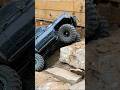 Playing around with the traxxas trx4 blazer on the beginning of my backyard crawl course