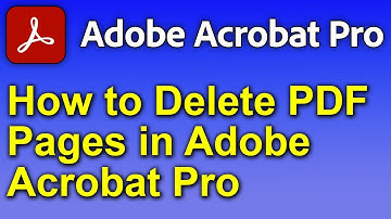 🔥 How to Delete PDF Pages - Remove Pages - Adobe Acrobat Pro