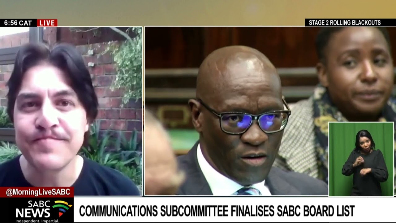 Communications sub-committee finalises SABC Board list