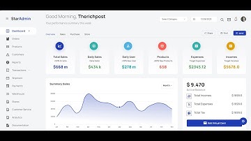 BOOTSTRAP 5 Free Ecommerce Dashboard Template Working Demo