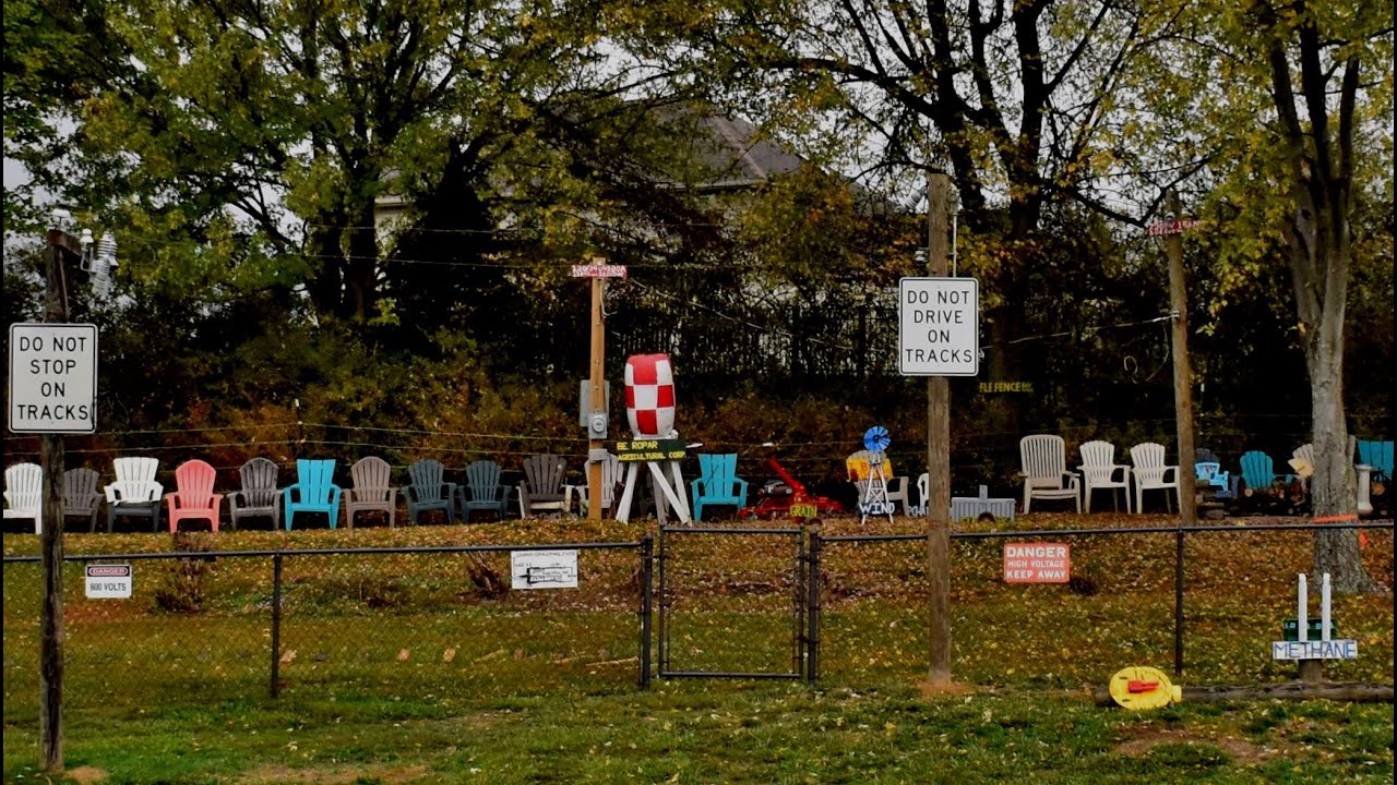 Visiting Plastic Chair Heaven In Bryan Ropar's Backyard - If You Think Your Collection Is Nuts