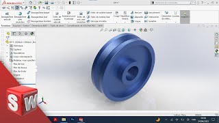 SolidWorks Tutorial N°13 : Pulley Wheel