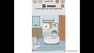 Brain out 2 level 140 let the baby take a bath obediently walkthrough solution