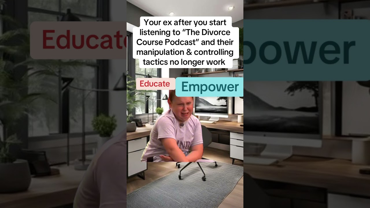Tired of your ex's games? start listening to The Divorce Course Podcast 