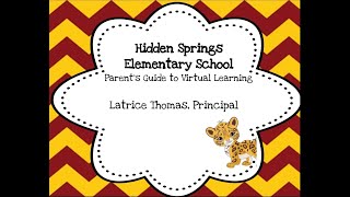 Parent's Guide to Virtual Learning