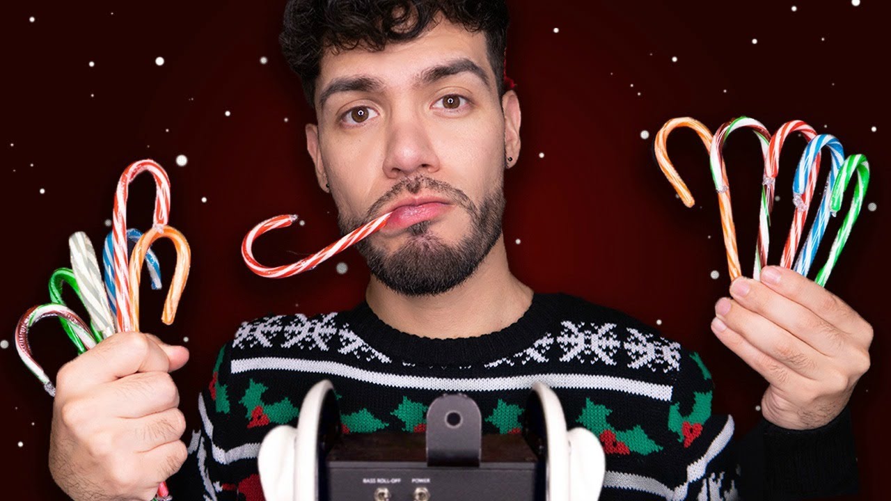 ASMR - Candy Cane Galore😍(Male Whisper)