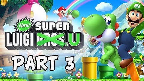 New Super Luigi U Gameplay Walkthrough - Part 3 Layer Cake Desert Let