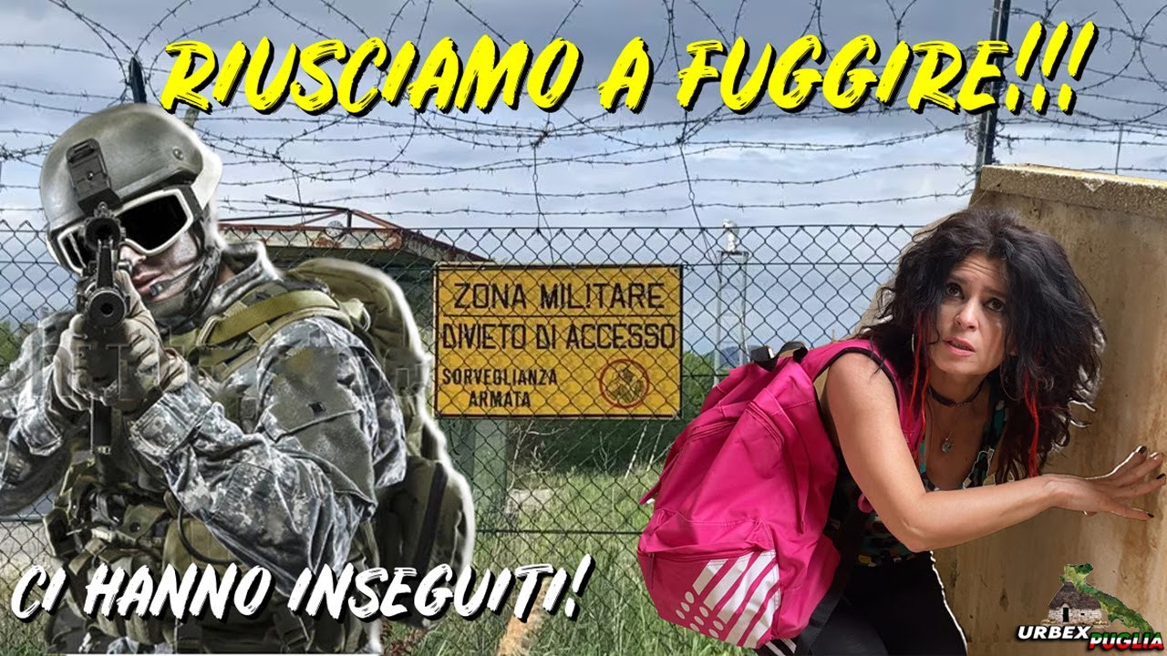 CI INSEGUONO NELLA BASE MILITARE ABBANDONATA MA RIUSCIAMO A FUGGIRE**Esplorazione finita male!**
