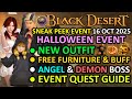 NEW OUTFIT, FREE FURNITURE, ANGEL & DEMON BOSS, QUEST GUIDE (BDO Sneak Peek Event 16 OCT 2025)