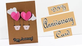 DIY | How To Make Anniversary Card | Handmade Greeting Card for Anniversary