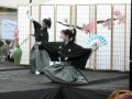 samurai fan and sword dance