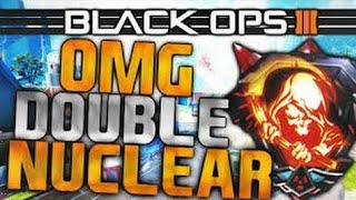 *insane* BO3 double nuclear in one game no spawn trap