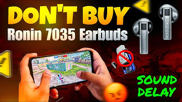 best gaming earbuds for pubg mobile/bgmi 🔥 | ronin r7035 review | best gaming earbuds 2025.