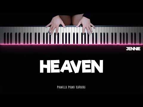 JENNIE - HEAVEN | Piano Karaoke Lyrics by Pianella Piano Karaoke