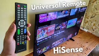 HISENSE Smart TV - How to Connect Universal Remote Control - Program & Pair to your TV