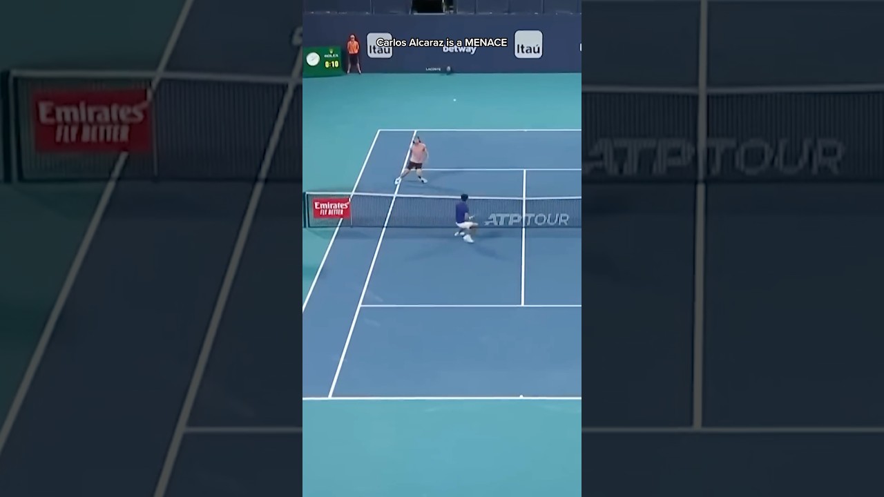 Carlos Alcaraz being a straight MENACE 🤢🤢 