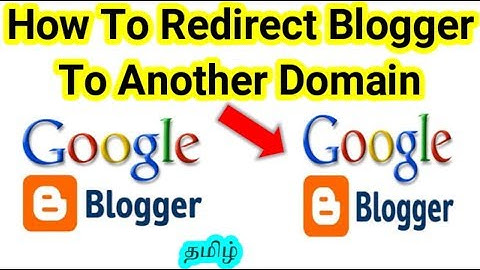 How To Redirect In Blogger to another website In Tamil