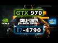 CoD: Black Ops 6 - GTX 970 + i7-4790 + DDR3 1600 MT/s - Gameplay/FPS Test - 1920x1080