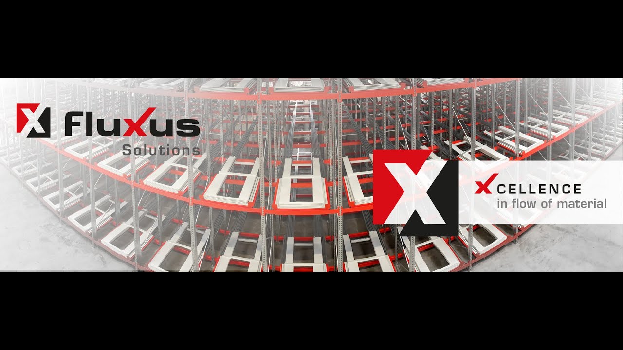 Paletten Einschubregal  - FXS Dynamics TSS (Carrier Push Back) - Fluxus Solutions GmbH