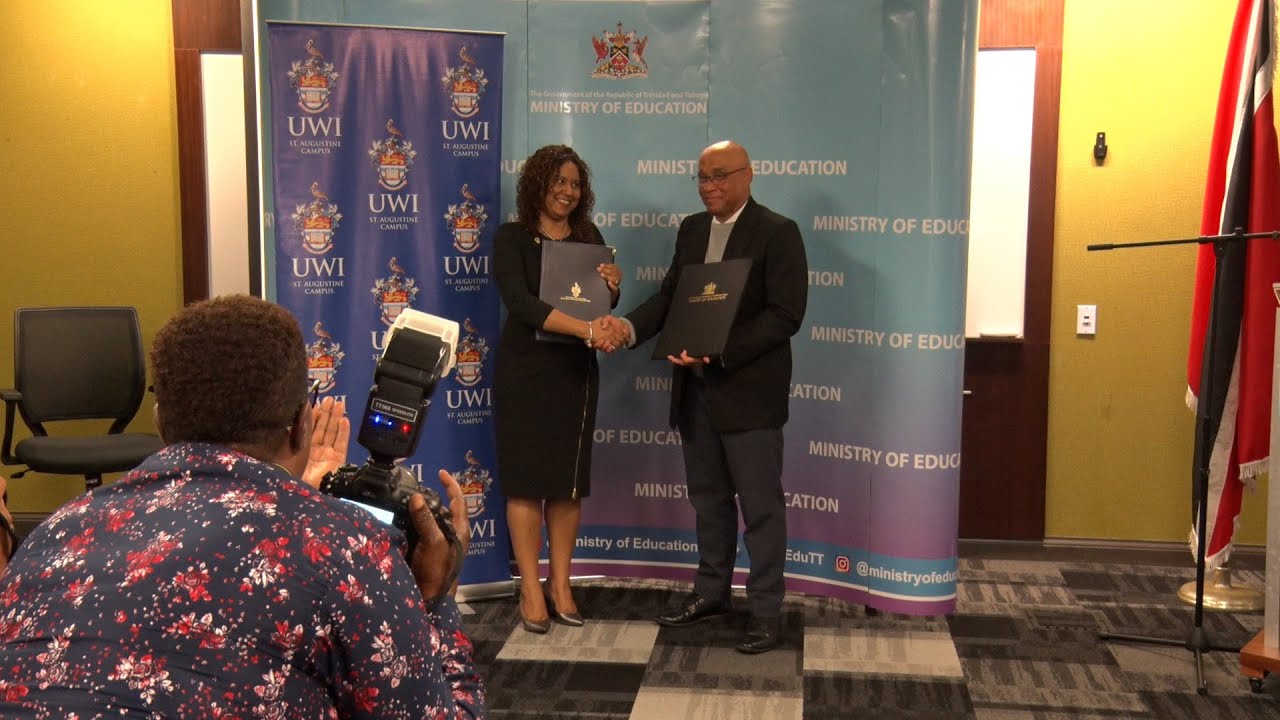 MOE And UWI Sign Historic MOU - YouTube