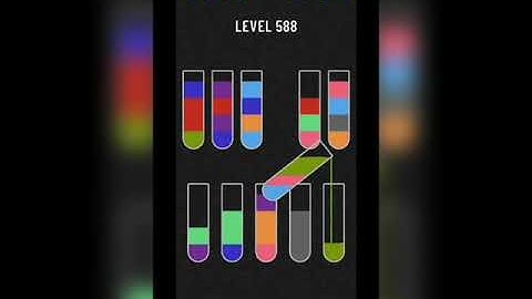 Water sort puzzle level 588