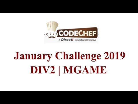 January Challenge 2019 | Chef and Modulo Game | Div2