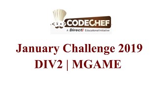 January Challenge 2019 | Chef and Modulo Game | Div2