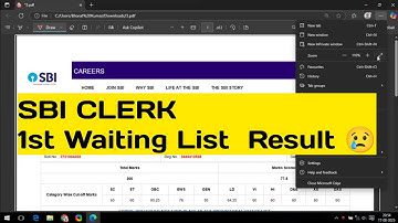 My SBI CLERK 1st Waiting List Scorecard 🙄|| #sbiclerk2025 #sbiclerk   