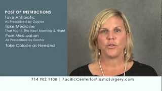 Post Op Instructions For Breast Augmentation Or Mastopexy