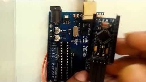 how to program arduino pro mini using arduino uno