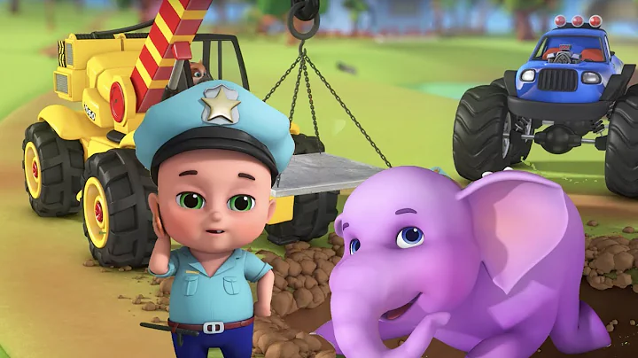 Elephant Firefighter Rescue Team | Nursery Rhymes | Kids Songs | Kids Role Play | Jugnu kids