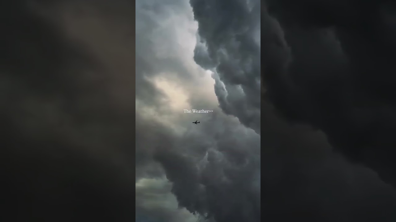 It is not just a weather it is my peace 