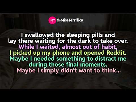 I swallowed the sleeping pills and lay there waiting for the dark to take over...