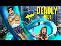 Riding World&#39;s Most Scary Water Slides in INDIA | Rimorav Vlogs