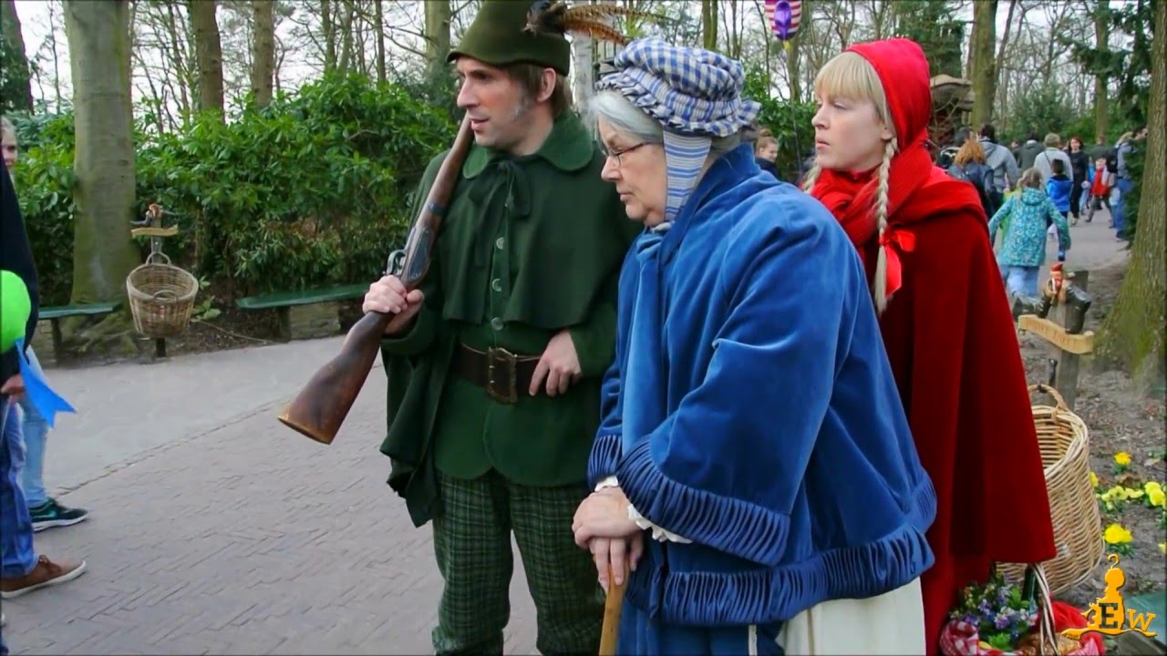 Roodkapje, Grootmoeder, en de Jager @Efteling 01-04-2016