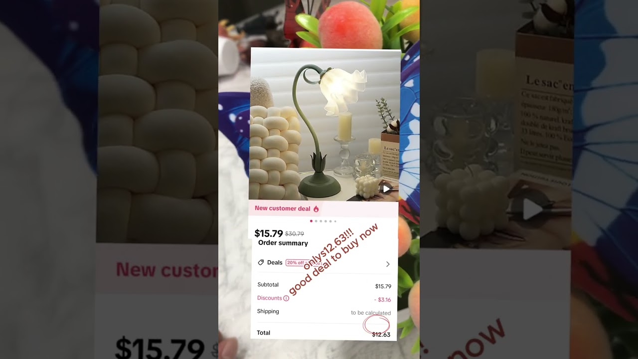 Adore this stunning flower table lamp!  