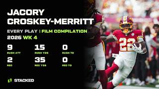 Jacory Croskey-Merritt: Every Touch of 2026 Week 4 | Full Film Compilation