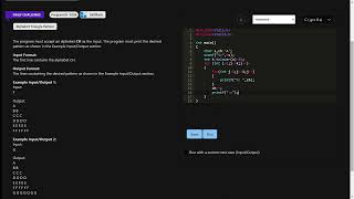 SKILLRACK | DAILY CHALLENGE | 13/08/2023| ALPHABET TRIANGLE PATTERN | PROGRAM ID 9286 | C PROGRAM ||