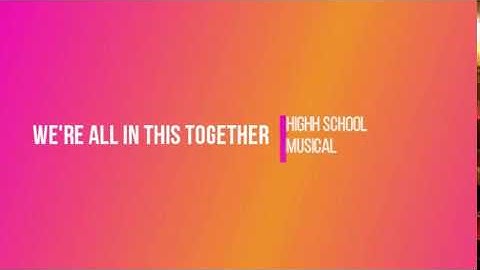 Thumbnail of High School Musical - We're All In This Rogether (Lyrics dan Terjemahan)