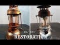 Very old PARAFFIN LAMP Restoration