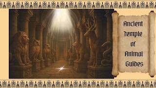 Ancient Temple of Animal Guides Meditation (With Black Screen)