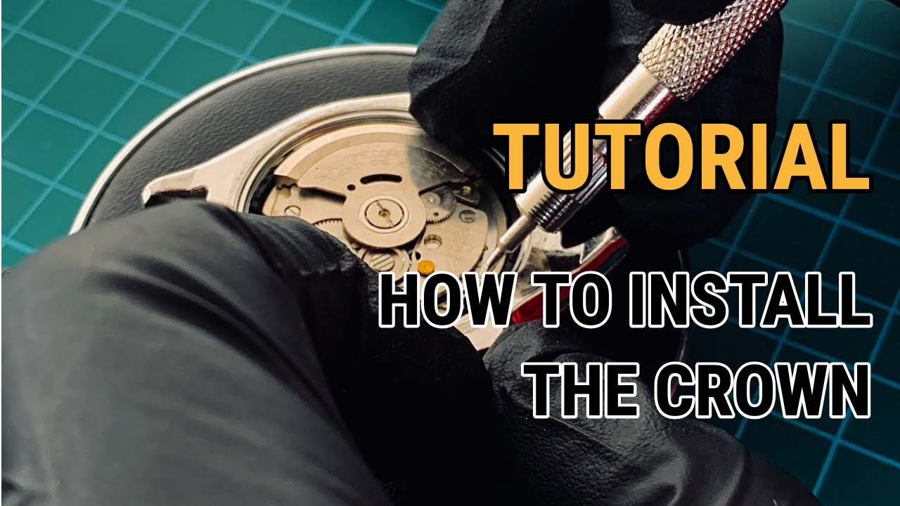 Seiko Modding Tutorial: How to Install watch Crown (Using Seiko SKX007) -  YouTube