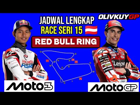 Video Jadwal Lengkap Moto3 & MotoGP Red Bull Ring Austria 2026