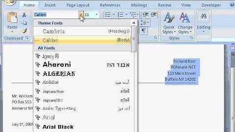 Microsoft Word 2007 Tutorial   part 09 of 13   Formatting Text