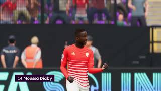 Moussa Diaby scores for our All Stars against FC Barcelona - FIFA 23 Career Mode Super League