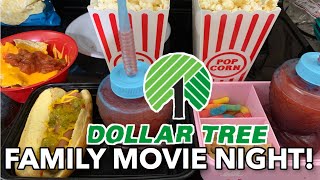 DOLLAR TREE FAMILY MOVIE NIGHT|| How to host a movie night during quarantine cheap and easy!