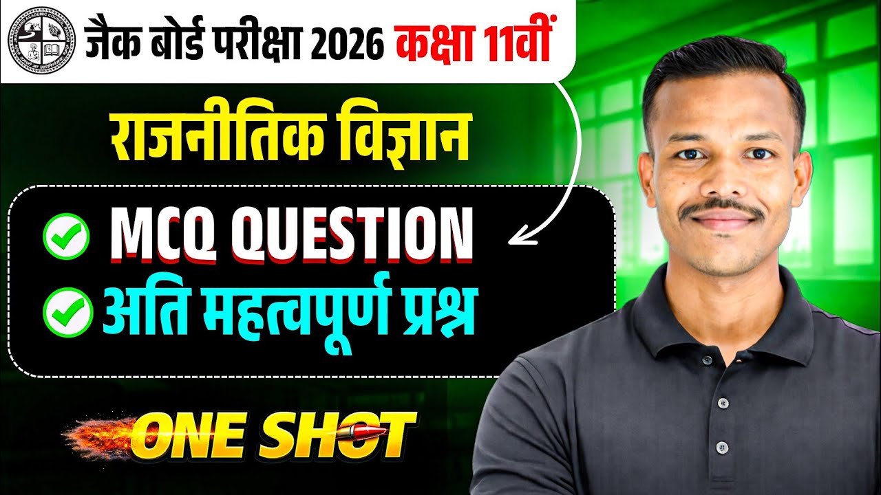 Class 11 Polity Most Important Questions 2026 🔥 Class 11 Civics Important MCQ Question