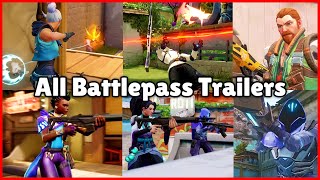 All Gameplay and Battlepass Trailers (Episode 1 - Episode 3 Act 1) | Valorant